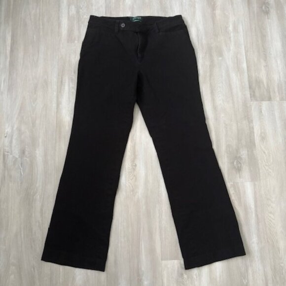 Lauren Ralph Lauren Vintage Adelle black denim jeans - size 10 - Picture 1 of 6